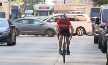 Jeff Bekos is biking his way across the country to raise money and awareness for Ronald McDonald House Charities