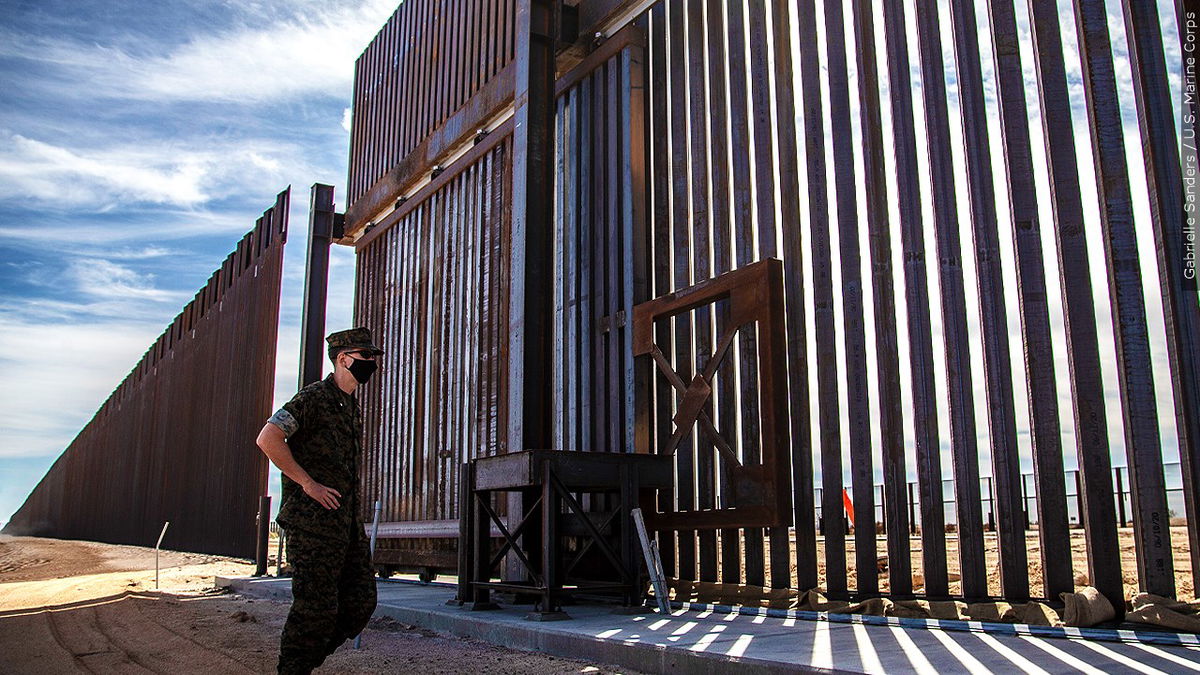 PHOTO: U.S. Mexico Border in Yuma, AZ, Photo Date: 10/30/2020