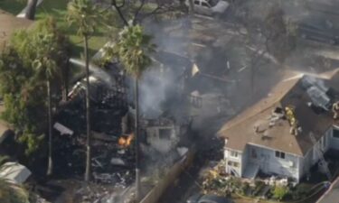 Arson investigators discovered a man dead in a shed near a Monrovia home that exploded in flames days earlier.