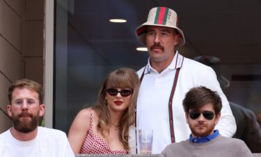 Matthew McConaughey at the US Open final in New York on Sunday.