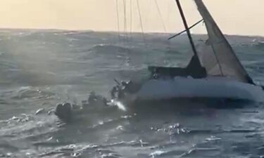 The NSW Police released video of the rescue off the coast of Australia.