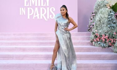 Ashley Park at the premiere of Netflix's "Emily in Paris" Season 4 Part 1 at The Egyptian Theatre Hollywood on August 14 in Los Angeles