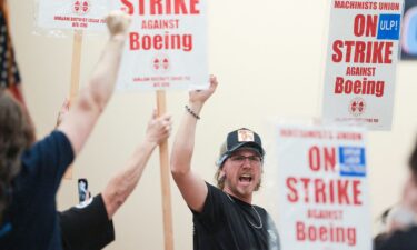 Aerospace Machinists District 751 President Jon Holden announces union members have rejected a proposed Boeing contract and will go on strike