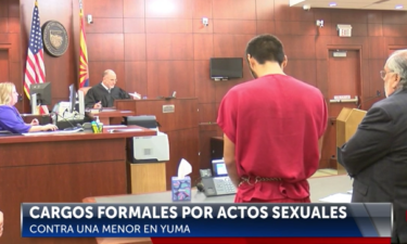 Cargos formales por abuso sexual de una Adolescente de 13 en Yuma