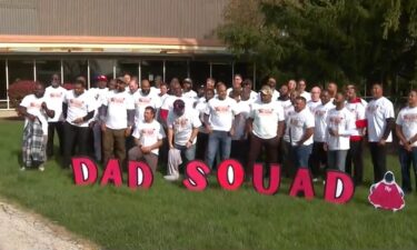 Nearly 90 fathers and grandfathers greeted Homewood-Flossmoor High School students with the aim of promoting the message that dads are important and have a lasting impact on students and their entire school community.