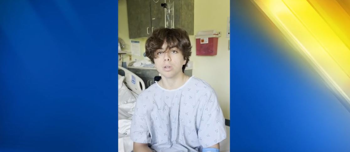 <i>KITV via CNN Newsource</i><br/>Kahiau Kawai shares his story after being rescued when he was separated from his Kamehameha kayaking team out on the ocean. He is now recovering in the hospital and reunited with his loved ones.