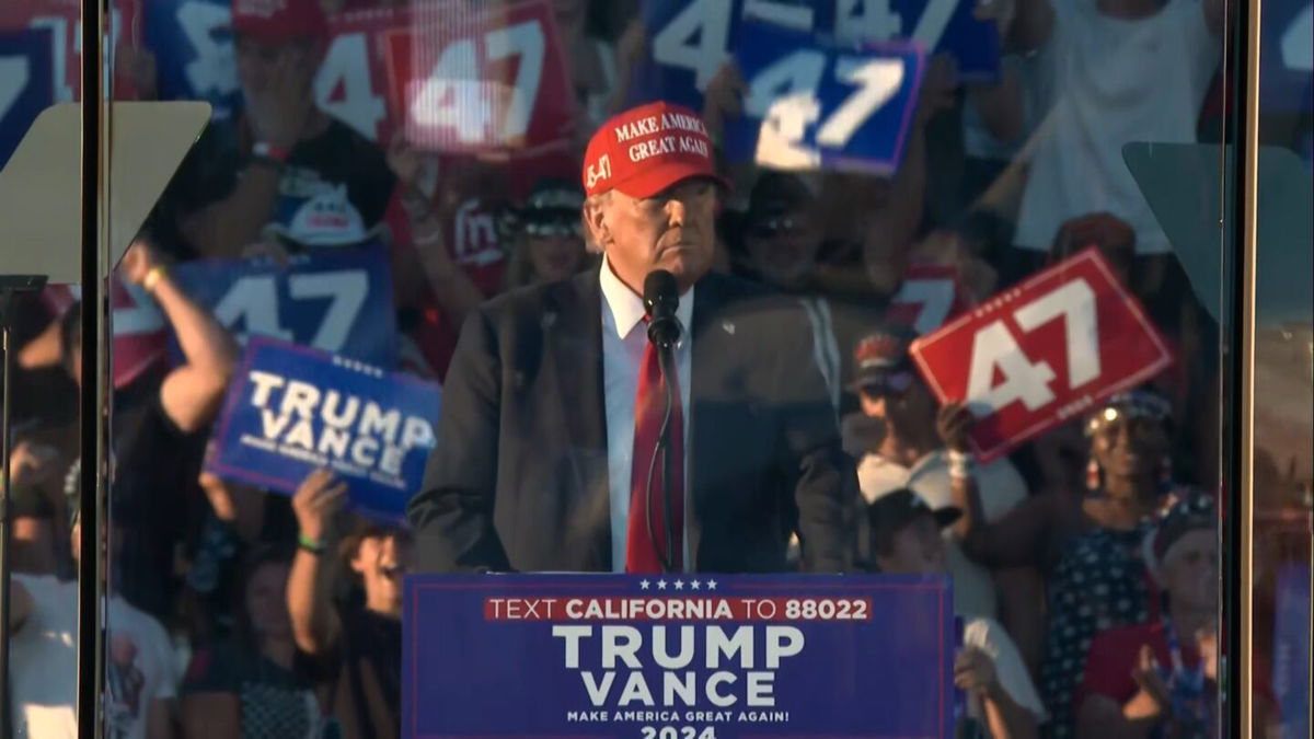 President Trump at Coachella Rally 