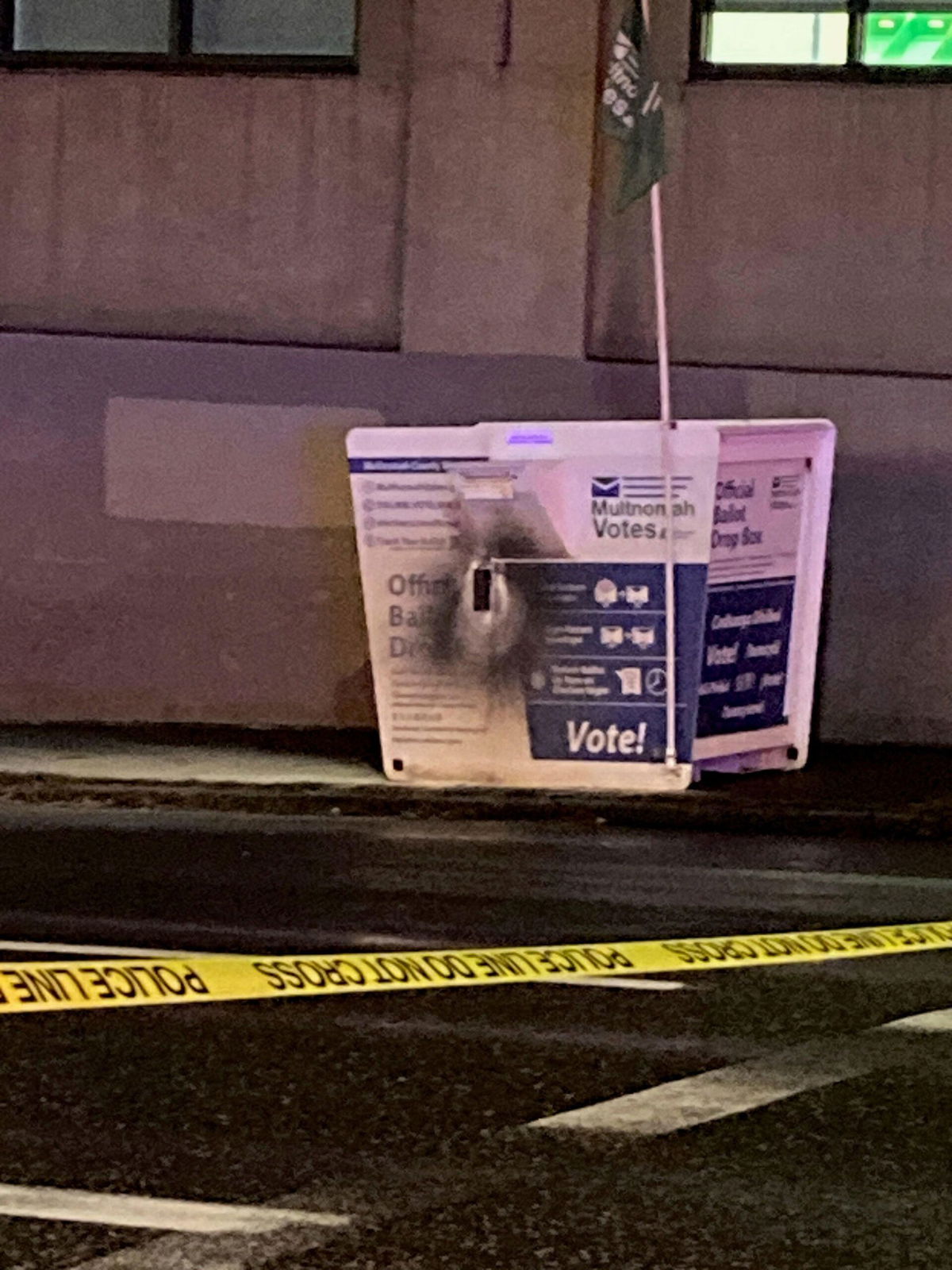 <i>Portland Police Bureau via CNN Newsource</i><br/>Authorities are investigating fires in ballot drop boxes in Oregon and Washington.