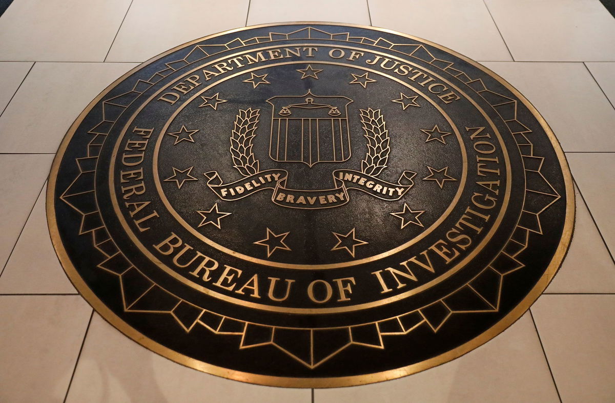 <i>Yuri Gripas/Reuters/File via CNN Newsource</i><br/>The Federal Bureau of Investigation seal is seen at FBI headquarters in Washington