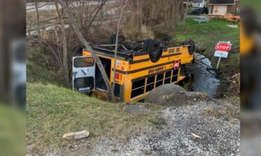 A school bus was involved in a crash in the Town of Norway