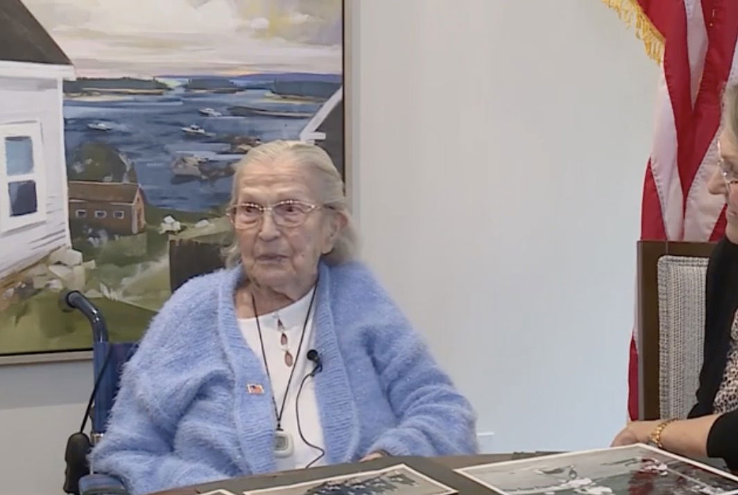 <i>KSBW via CNN Newsource</i><br/>A 104-year-old Veteran reflects on her time in the Navy during World War II