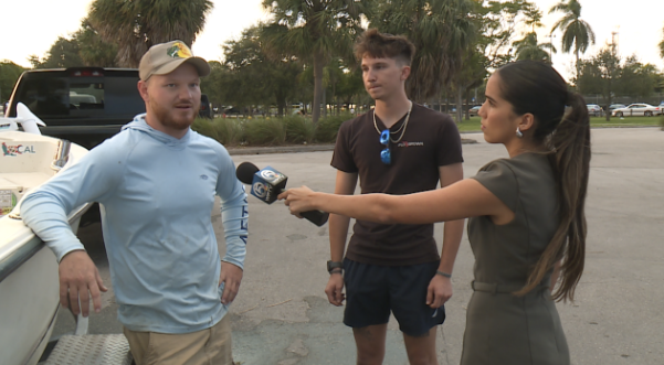 <i>WPTV via CNN Newsource</i><br/>Luke Price and Russ Grunaald are frequent boaters at Lake Osborne and recall seeing search crews on November 2.