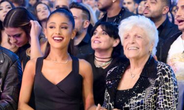 Ariana Grande and Marjorie 'Nonna' Grande at the 2016 American Music Awards in Los Angeles.