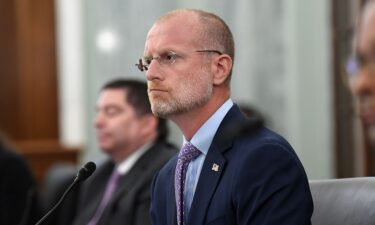 Federal Communication Commission Commissioner Brendan Carr testifies during an oversight hearing on Capitol Hill on June 24