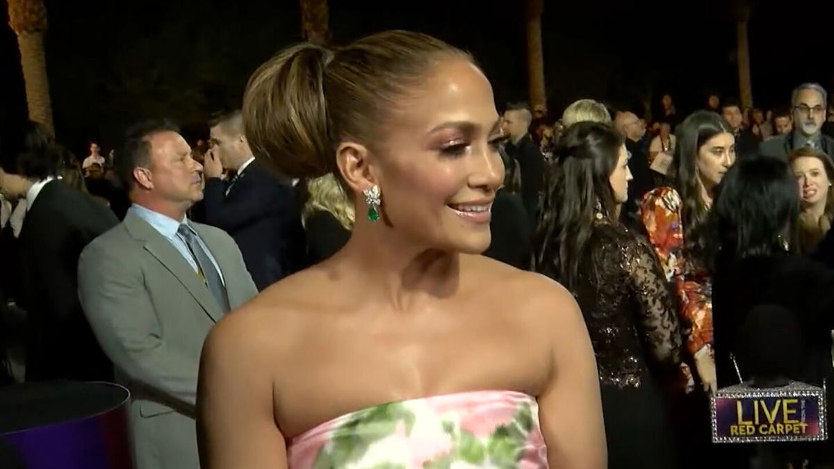 Jennifer Lopez speaks with News Channel 3 the 2020 Palm Springs International Film Awards red carpet