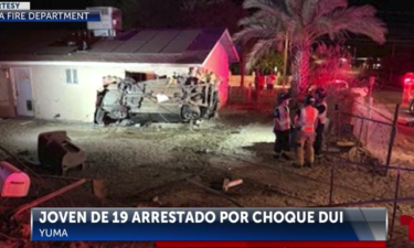 Joven de 19 años Arrestado por Choque por DUI y Fuga