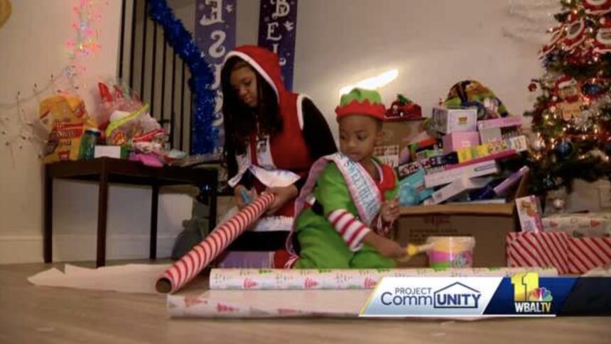 <i>WBAL via CNN Newsource</i><br/>11 News first met Sha'Miyae in 2023 as she wrapped gifts for her annual Christmas giveaway through the nonprofit organization she founded