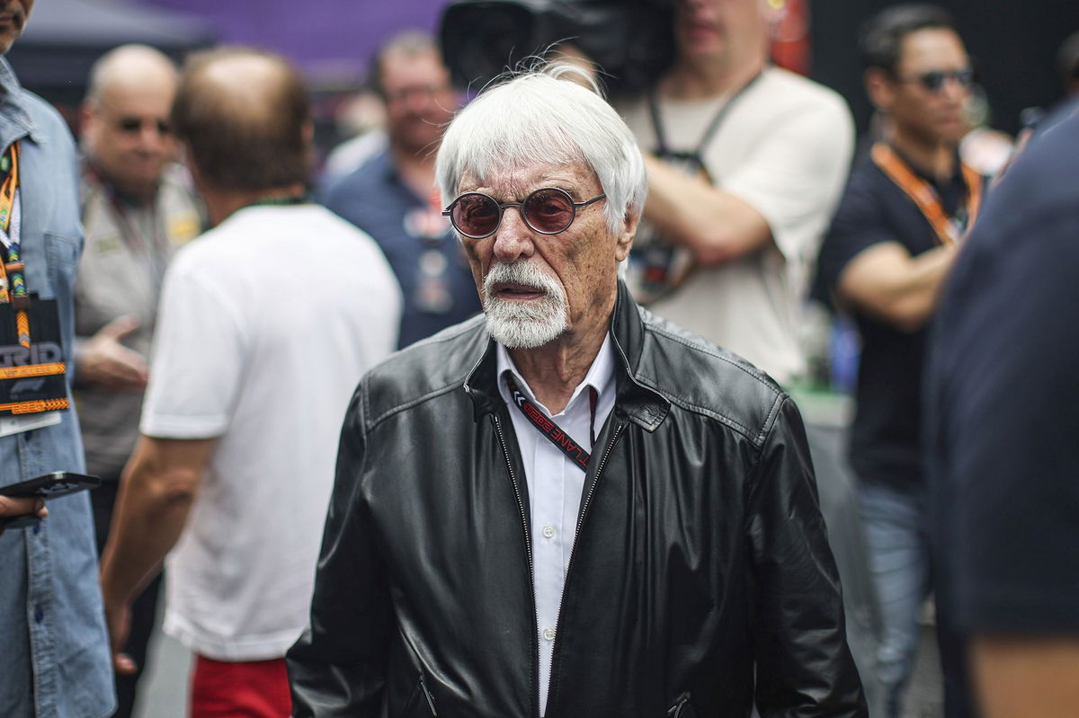 <i>Hoch Zwei/picture-alliance/dpa/AP via CNN Newsource</i><br/>Bernie Ecclestone is pictured at the São Paulo Grand Prix on November 3.