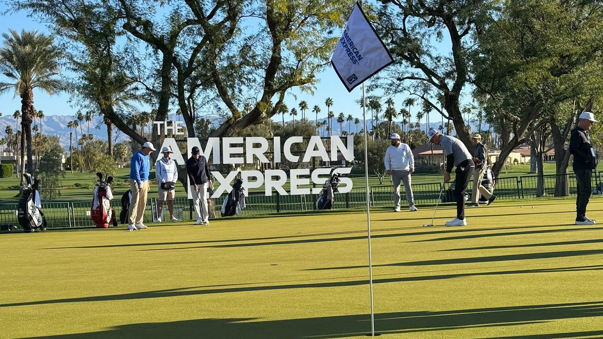 The American Express golf tournament gets underway in La Quinta