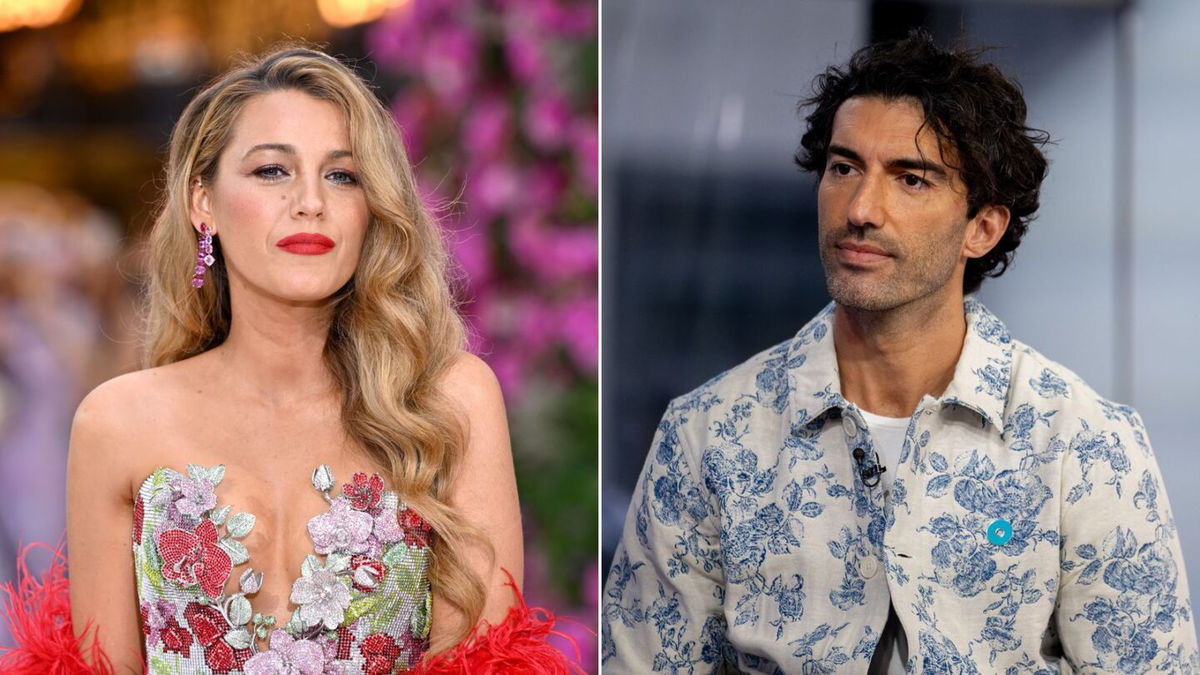 <i>Gareth Cattermole/Nathan Congleton/NBC/Getty Images via CNN Newsource</i><br/>Blake Lively and Justin Baldoni are pictured in a split image. Baldoni has sued Lively - his “It Ends With Us” costar