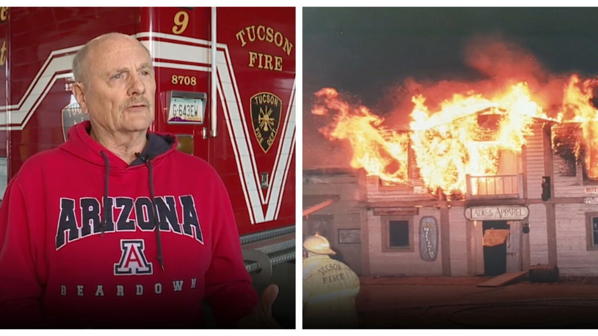 <i>KGUN via CNN Newsource</i><br/>On the night of the Old Tucson Fire