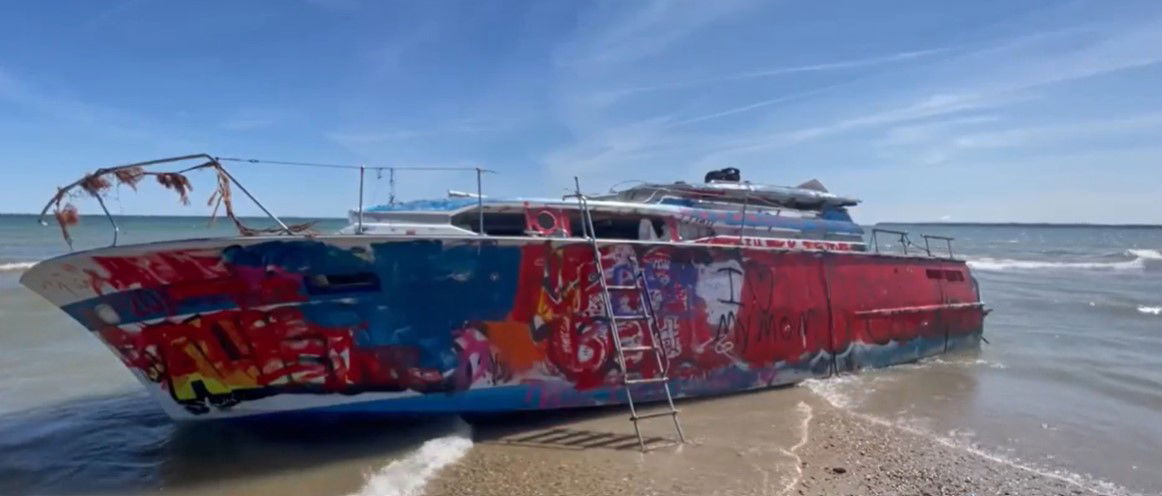 <i>WISN via CNN Newsource</i><br/>The boat removal costs is estimated to be up to $100