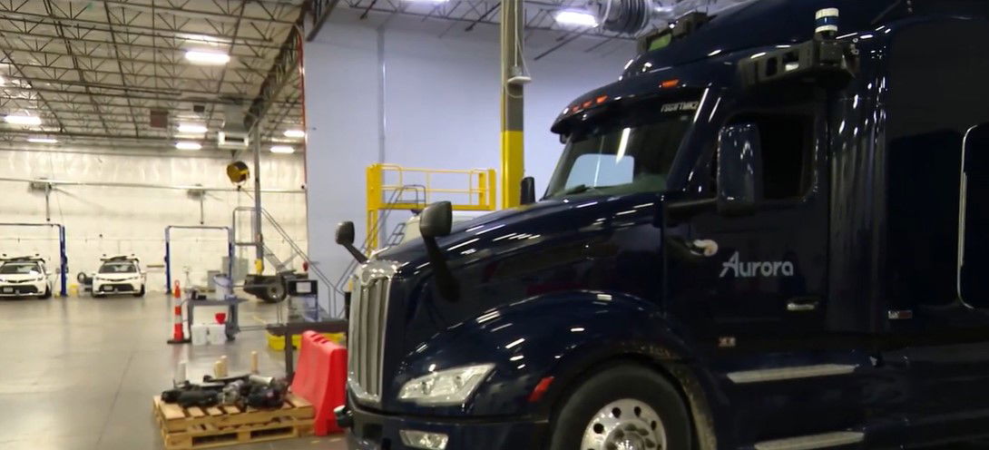 <i>KTVT via CNN Newsource</i><br/>Driverless semi-trucks with no one behind the wheel are on the road in North Texas.