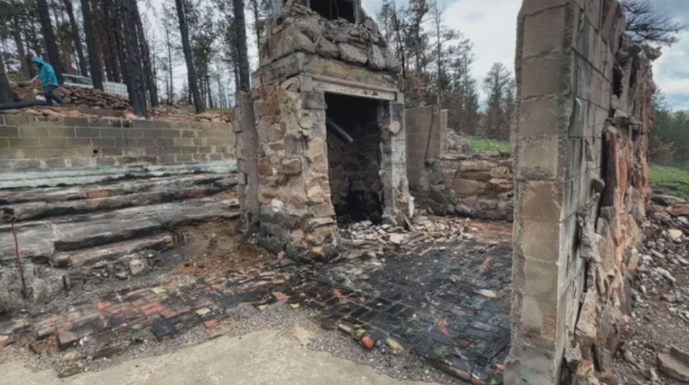 <i>KCNC via CNN Newsource</i><br/>Colorado resident Karl Dukstein owns one of the 29 homes destroyed in last year's Alexander Mountain fire that burned nearly 10
