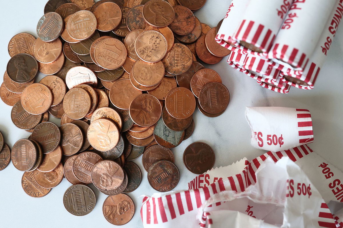 <i>Michael M. Santiago/Getty Images via CNN Newsource</i><br/>The US Treasury Department plans to discontinue production of new pennies starting early in 2026.