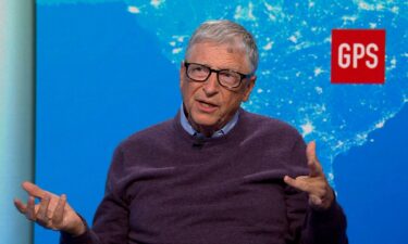 Bill Gates speaks with CNN's Fareed Zakaria during an interview on May 9. Gates has called out Elon Musk over cuts made to US government spending under his watch through the Department of Government Efficiency.