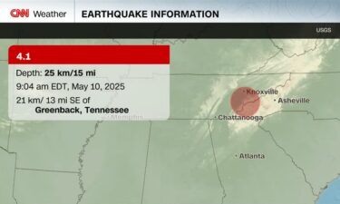 A mild 4.1 magnitude earthquake near Greenback