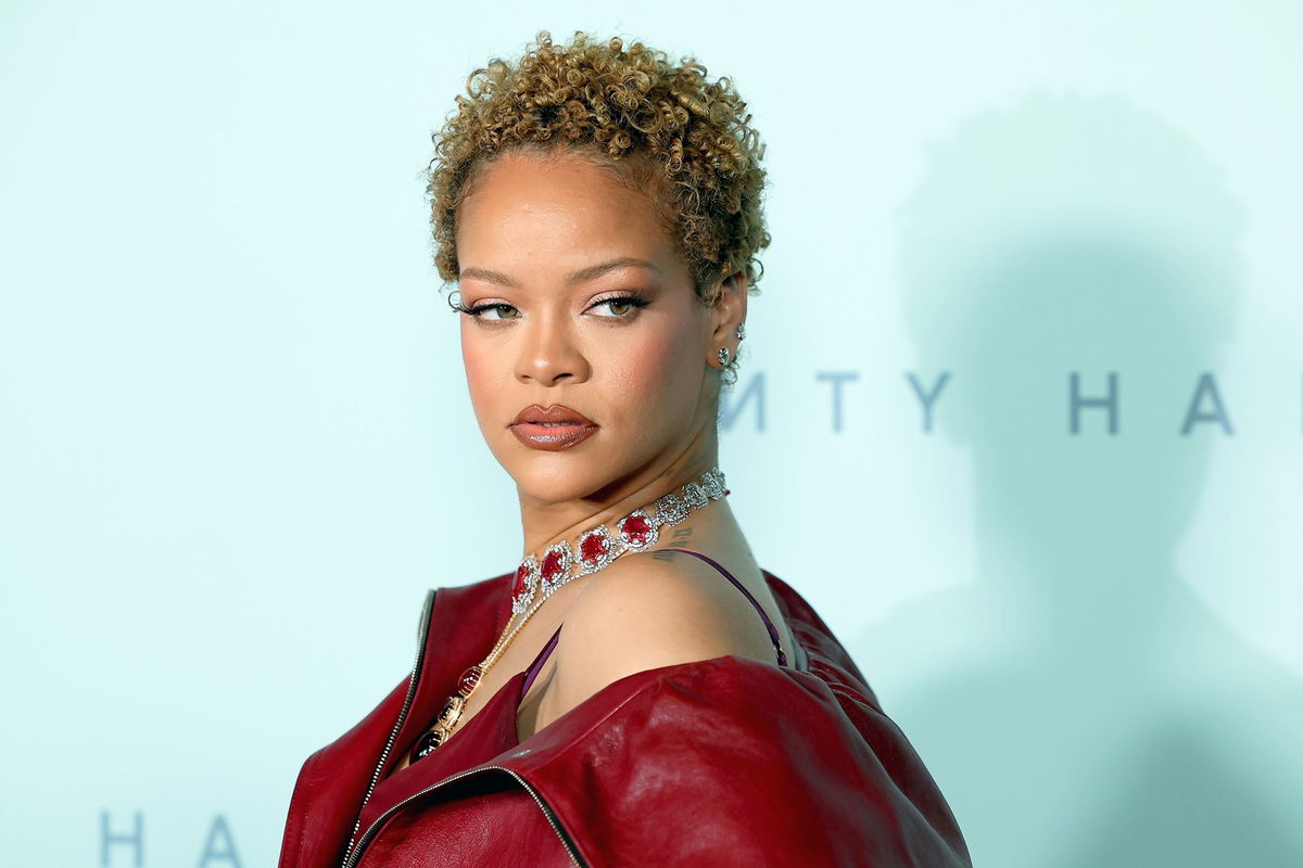 <i>Leon Bennett/Getty Images via CNN Newsource</i><br/>Rihanna at the Rihanna x Fenty Hair Los Angeles Launch Party in Los Angeles in 2024.
