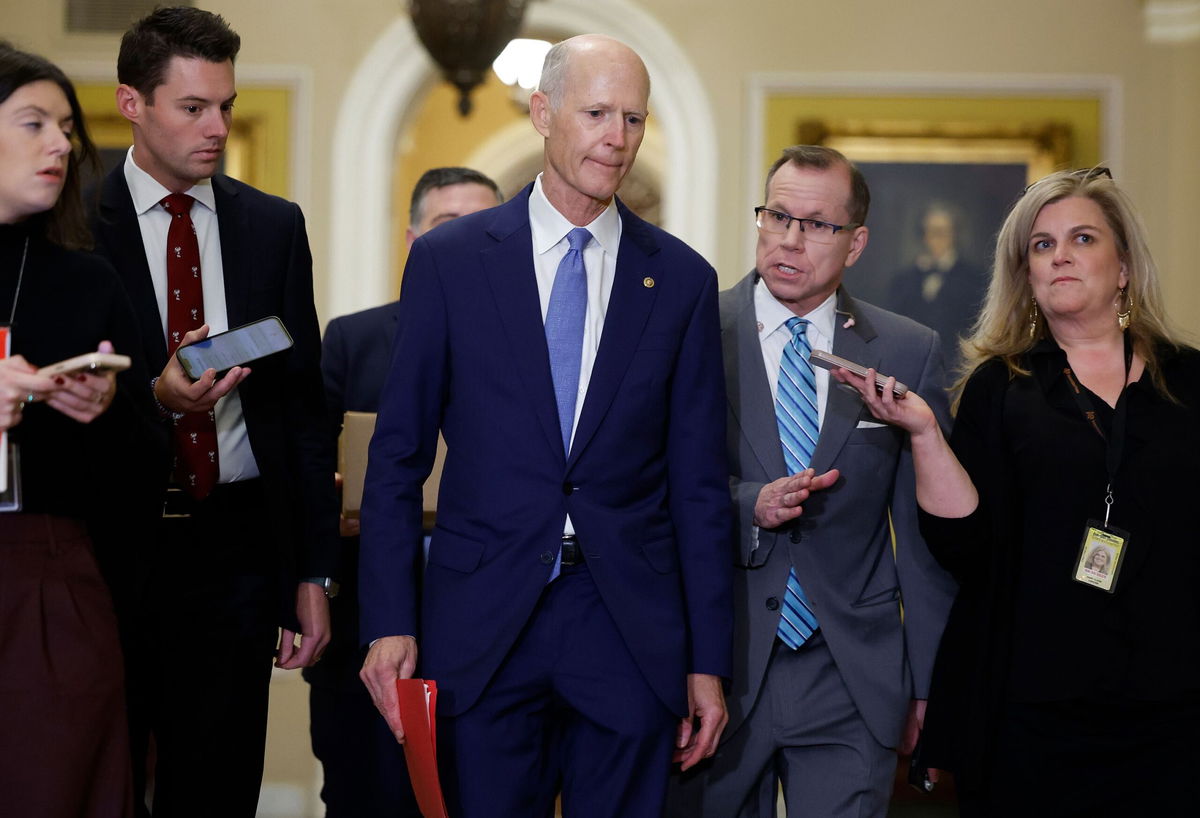 <i>Julia Hansen/Iowa City Press-Citizen/USA Today Network via CNN Newsource</i><br/>Sen. Rand Paul at a Republican Party of Iowa event on May 29