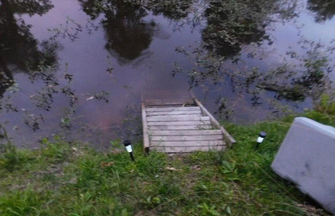 <i>SPSO/KTBS via CNN Newsource</i><br/>Area in Lanan Bay Cove on Toledo Bend Reservoir where a child drowned Monday.