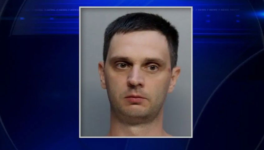 <i>WSVN via CNN Newsource</i><br/>Andrei Sevastianov has been arrested and charged with aggravated child abuse after surveillance footage allegedly showed him inflicting pain on his 2-year-old daughter in Sunny Isles Beach