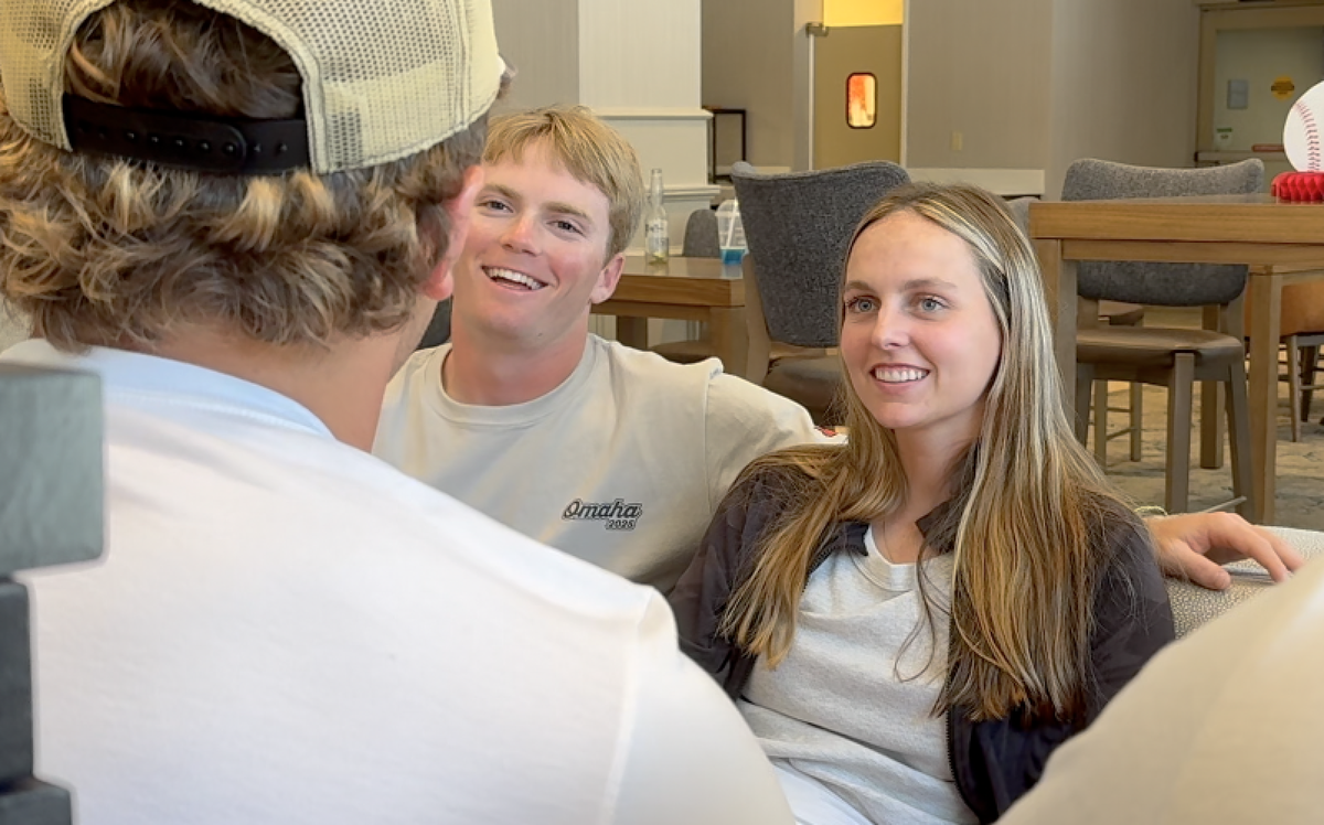 <i>Hannah McIlree/KMTV via CNN Newsource</i><br/>Katelyn Farmer is in Omaha supporting her fiancé