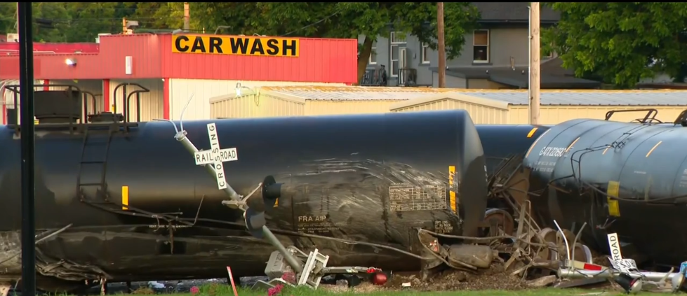 <i>KTVT via CNN Newsource</i><br/>A freight train derailment in Waxahachie will disrupt activity in part of the city's downtown