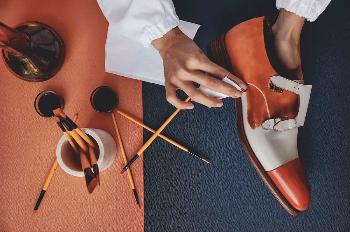 <i>Oliver Pilcher/Courtesy Santoni via CNN Newsource</i><br/>A new book published by Assouline spotlights Italian shoemaker Santoni's heritage and craftsmanship.