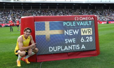 Duplantis broke his own world record at the Stockholm Diamond League.