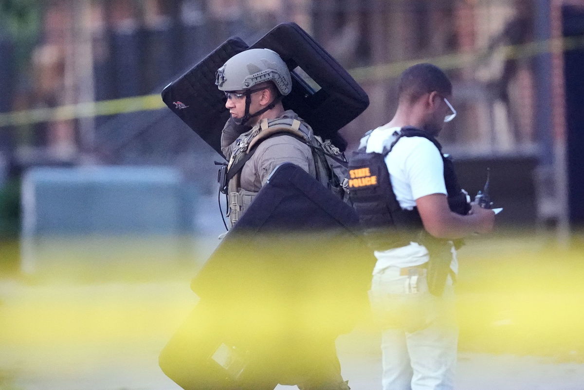 <i>Orleans Parish Sheriff's Office/AP via CNN Newsource</i><br/>Antoine Massey and Derrick Groves are pictured in a split image.