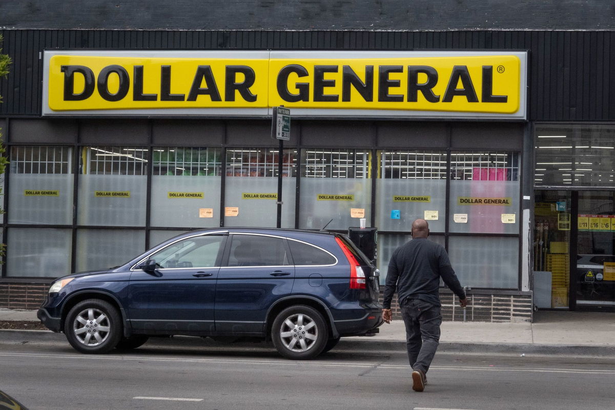 <i>Scott Olson/Getty Images via CNN Newsource</i><br/>A Dollar General store in Chicago