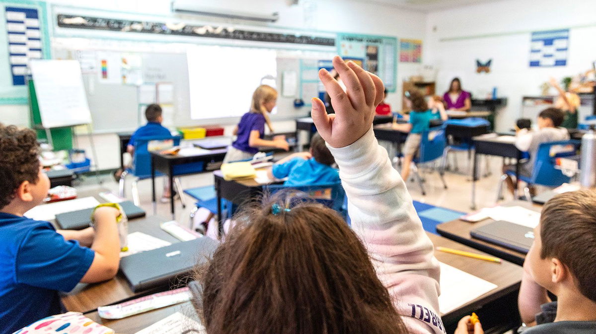 <i>Annie Barker/USA Today Network/Imagn Images/File via CNN Newsource</i><br/>Former US education secretary Betsy DeVos speaks at Lutheran Northwest High School in Rochester Hills in May 2022.