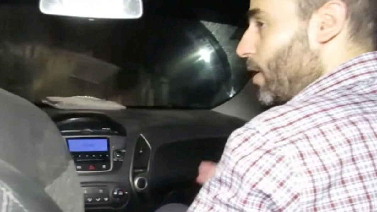 <i>Israel Defense Forces/Reuters via CNN Newsource</i><br/>This screengrab from a video released by the Israeli military allegedly shows Mohammed Sinwar traveling in a car through a tunnel near the Erez crossing