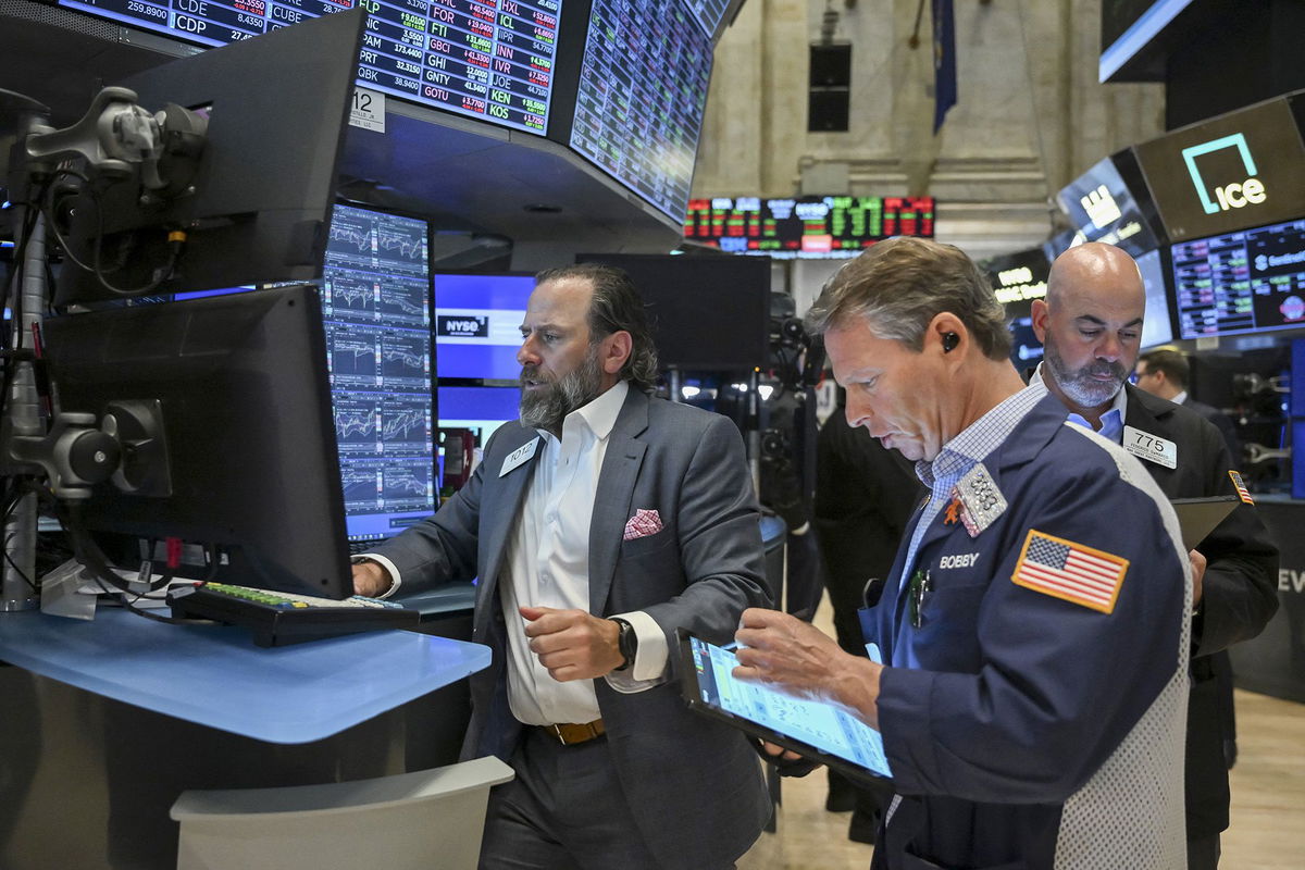<i>Angela Weiss/AFP/Getty Images via CNN Newsource</i><br/>The S&P 500 was less than 2.4% away from an all-time record high.