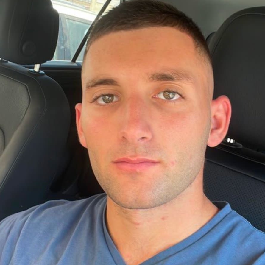 <i>Hostages and Missing Families Forum via CNN Newsource</i><br/>A file photo of Matan Angrest before he was taken hostage by Hamas.
