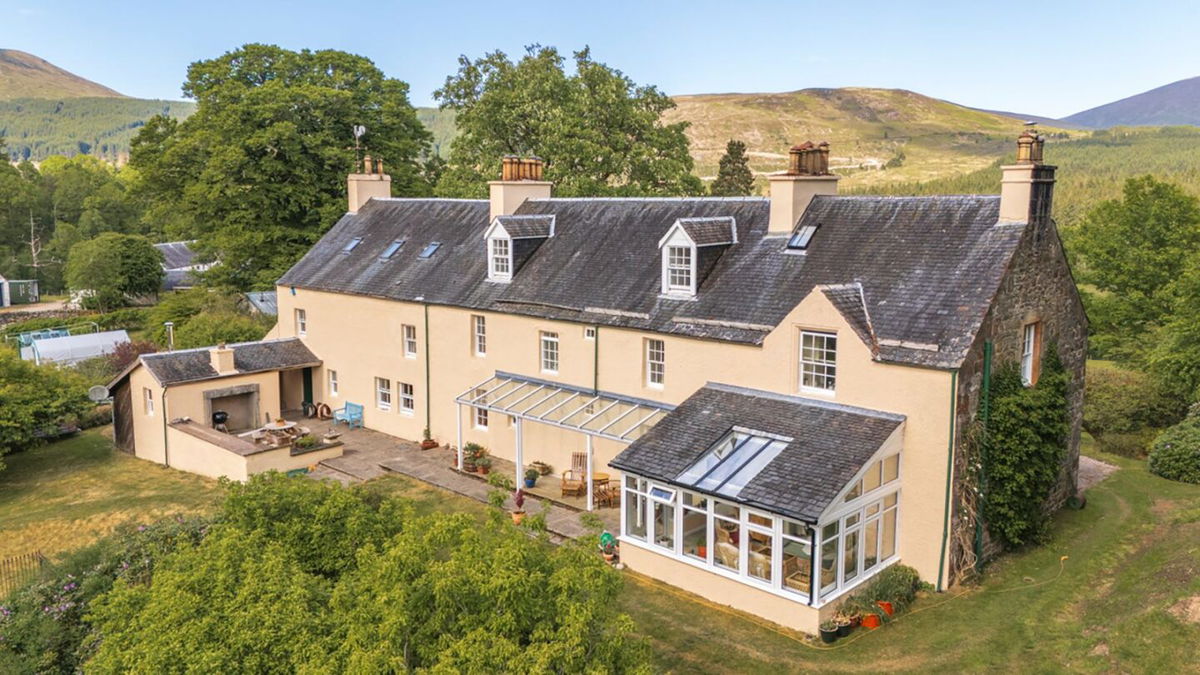 <i>Galbraith via CNN Newsource</i><br/>Inverlair Lodge has six bedrooms and four reception rooms.