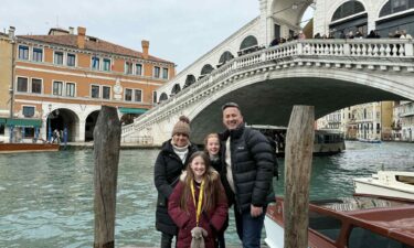 Rick Blyth poses along the shore near Lisbon