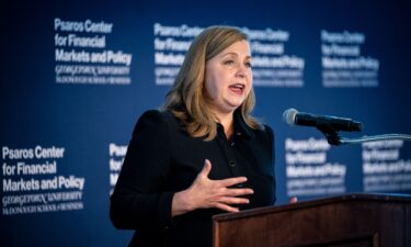 Michelle Bowman speaks at Georgetown University in Washington