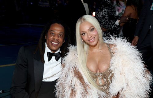Jay-Z and Beyoncé at the Grammys on February 2.