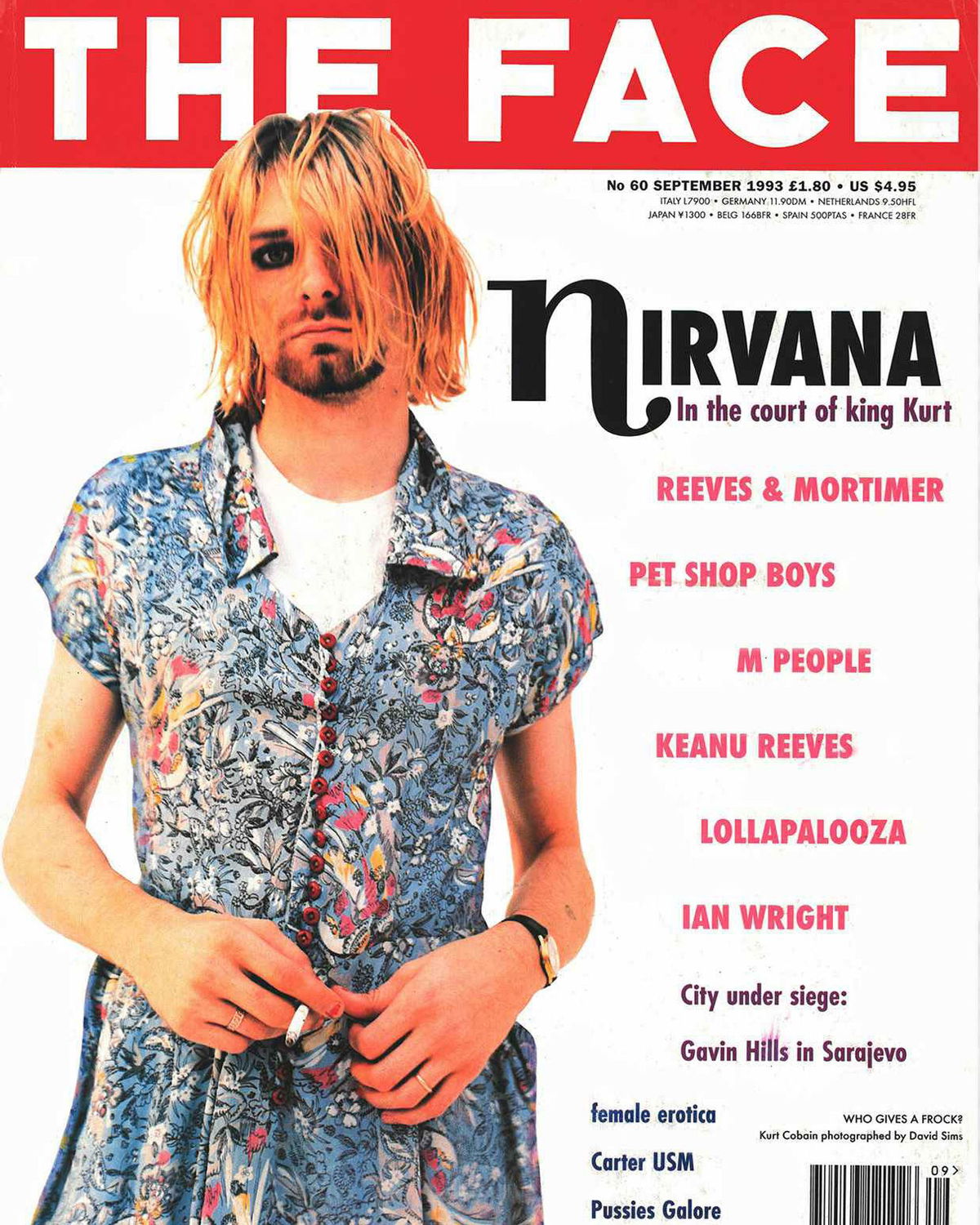 <i>Frank Micelotta Archive/Hulton Archive/Getty Images via CNN Newsource</i><br/>Kurt Cobain during the taping of MTV Unplugged at Sony Studios in New York in 1993.